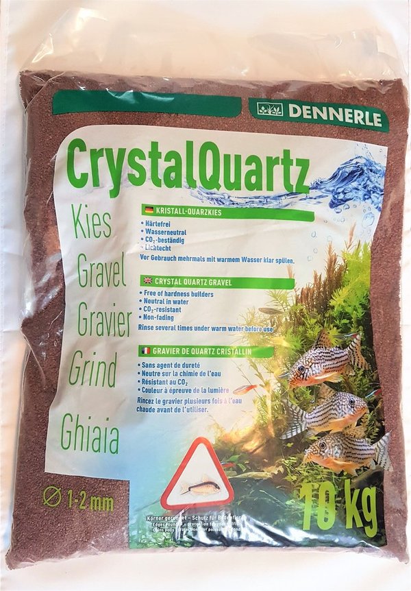Dennerle Kristall-Quarzkies 10kg - rehbraun
