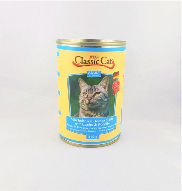 Classic Cat Dose Soße mit Lachs & Forelle 415g