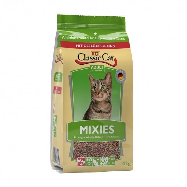 Classic Cat Mixies mit Geflügel und Rind - 4kg