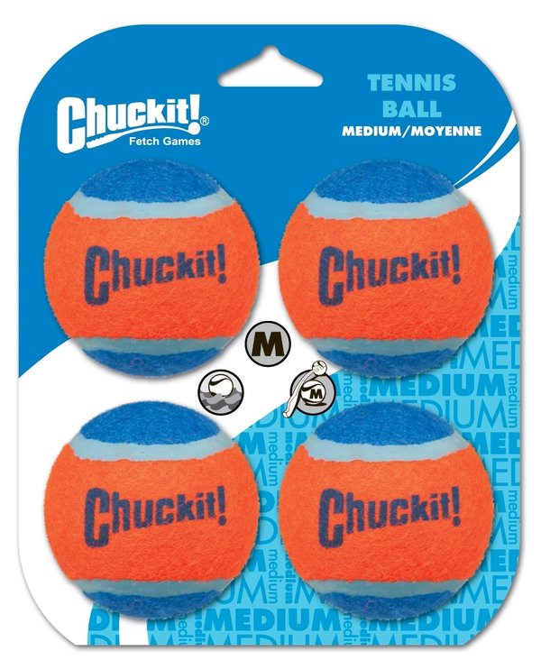 Chuckit Tennis Ball M 6 cm - 4 Pack