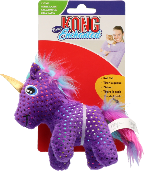 KONG Enchanted Buzzy Unicorn