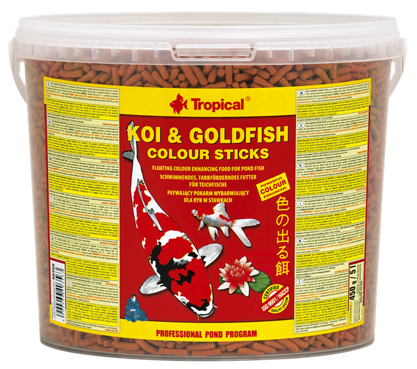 Tropical Koi & Goldfisch Colour Sticks 5L