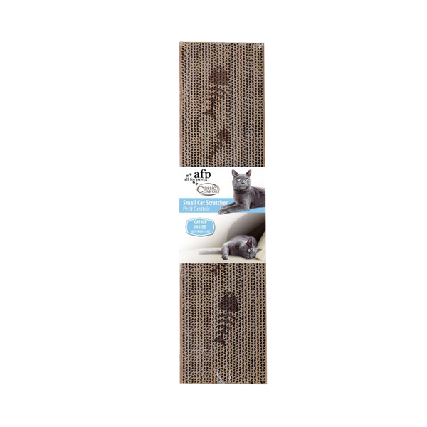 AFP Kratzbrett aus Pappe mit Katzenminze - 44x11cm